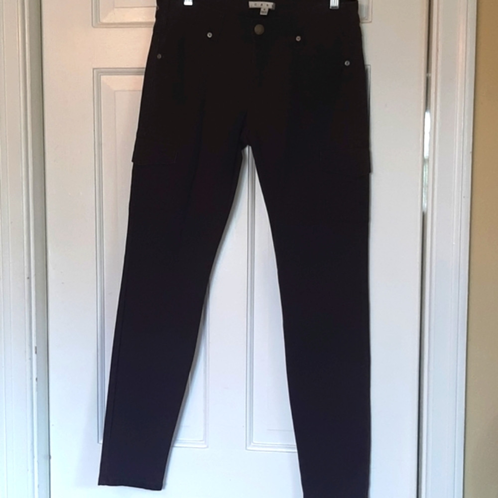 CABI Brown Bittersweet Cargo Jeans